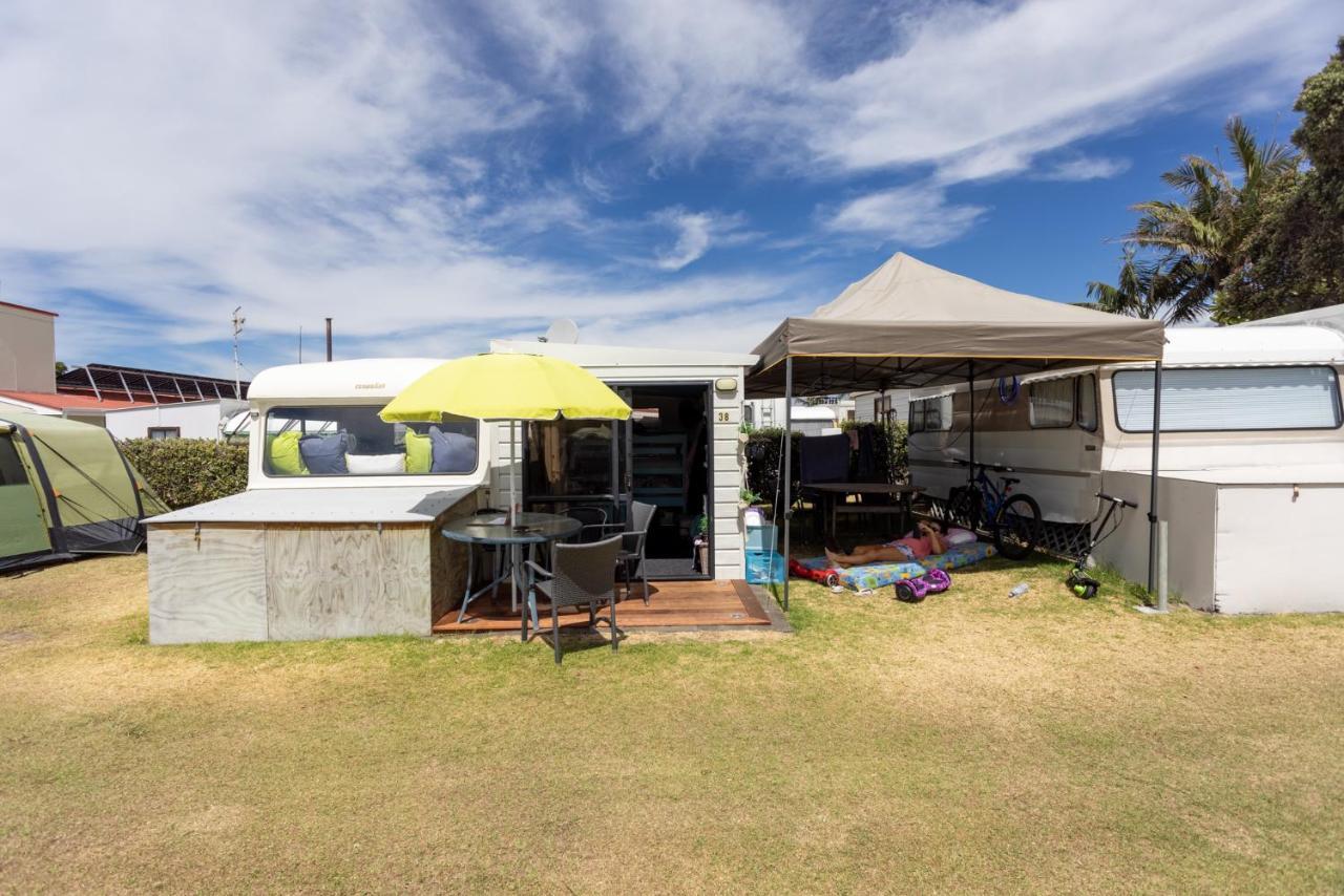 מאונט מאונגאנוי Cosy Corner Holiday Park מראה חיצוני תמונה